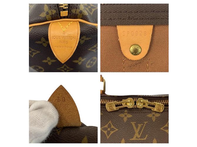 Borsa da viaggio Louis Vuitton Keepall Marrone - vista 3