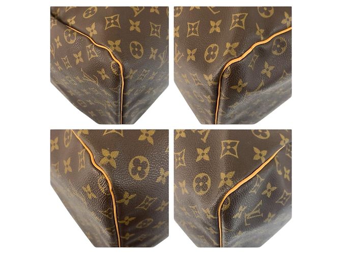 Borsa da viaggio Louis Vuitton Keepall Marrone - vista 4