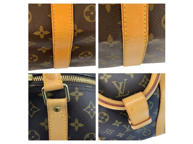 Borsa da viaggio Louis Vuitton Keepall Marrone - vista 5