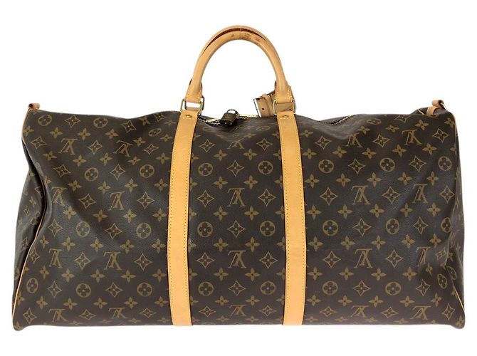 Louis Vuitton Keepall Bandoulière Marrone - vista 2