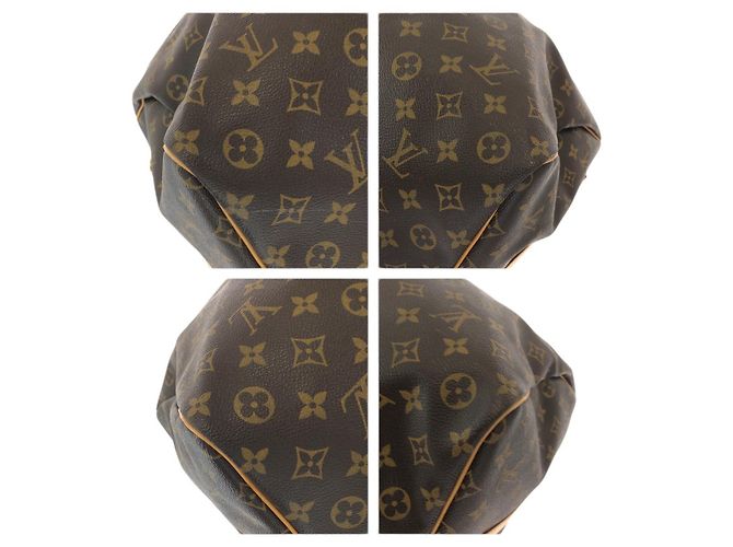 Louis Vuitton Keepall Bandoulière Marrone - vista 3
