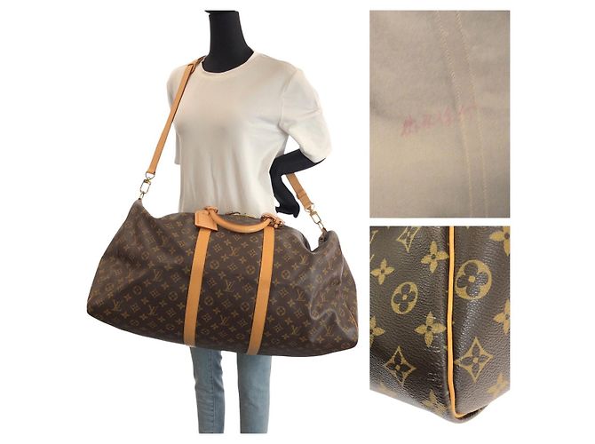 Louis Vuitton Keepall Bandoulière Marrone - vista 7