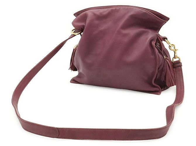 Borsa a tracolla Loewe Flamenco Porpora - vista 2