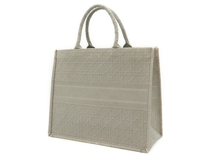 Autre Marque Dior Book Tote Grau Stoff - Ansicht 2
