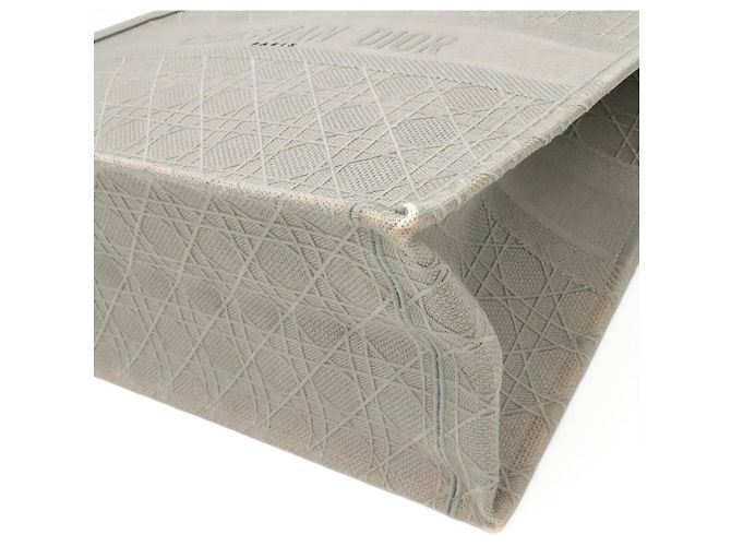 Autre Marque Dior Book Tote Grau Stoff - Ansicht 3