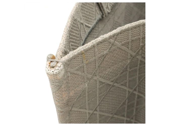 Autre Marque Dior Book Tote Grau Stoff - Ansicht 6