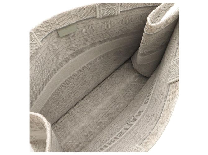 Autre Marque Dior Book Tote Grau Stoff - Ansicht 8