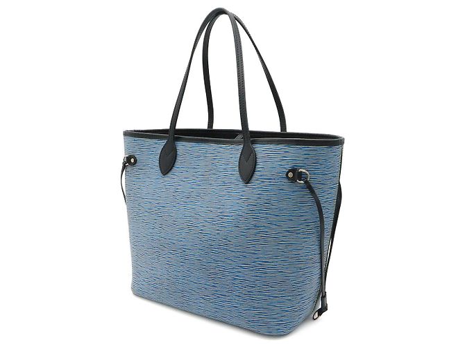 Bolso Louis Vuitton Neverfull MM Tote Azul - vista 2