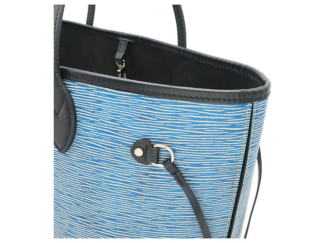 Bolso Louis Vuitton Neverfull MM Tote Azul - vista 6