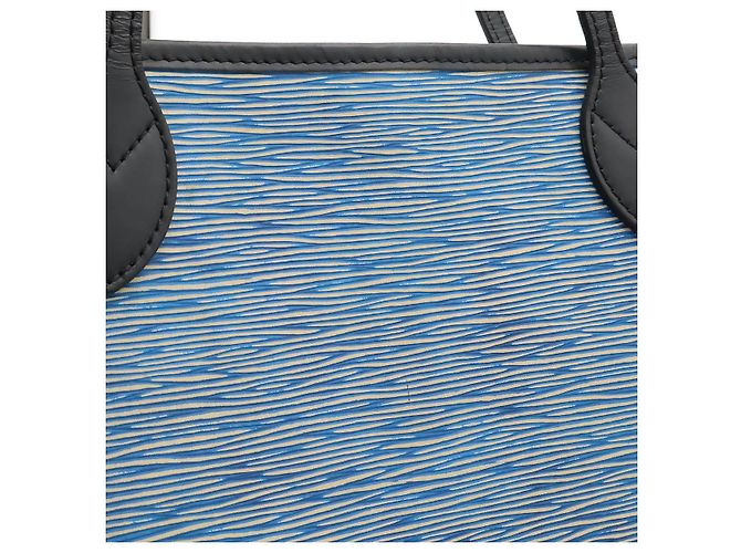 Bolso Louis Vuitton Neverfull MM Tote Azul - vista 8