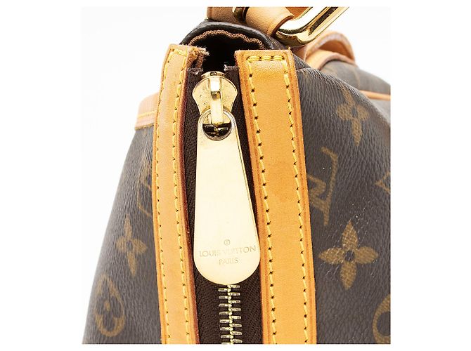 Borsa a tracolla Louis Vuitton Monogram Canvas Tulum GM Marrone - vista 10