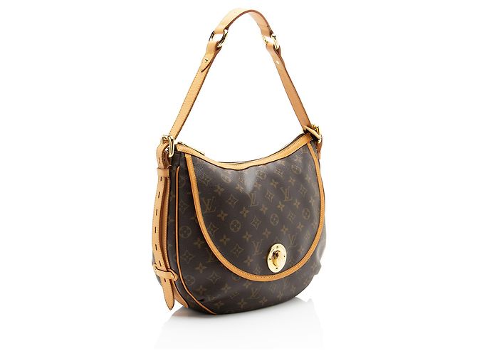 Borsa a tracolla Louis Vuitton Monogram Canvas Tulum GM Marrone - vista 2