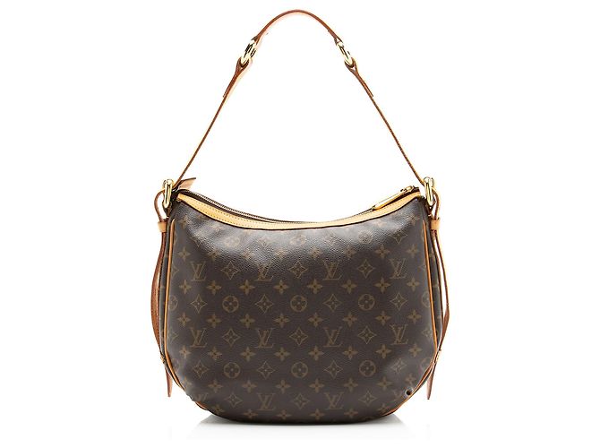Borsa a tracolla Louis Vuitton Monogram Canvas Tulum GM Marrone - vista 3
