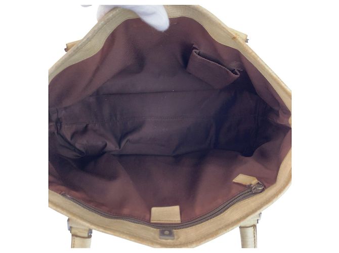 Borsa Tote Gucci GG Supreme Marrone Beige - vista 9
