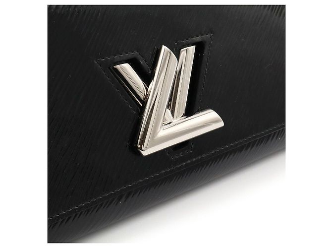 Louis Vuitton Portefeuille Twist Long Wallet Nero - vista 4