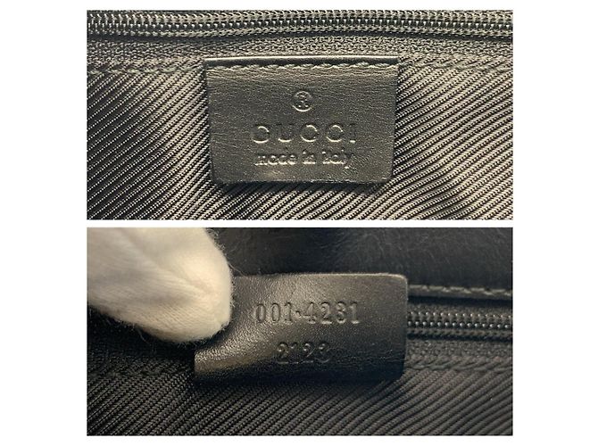 Borsa a tracolla hobo Gucci Nero - vista 3