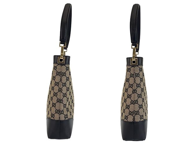 Borsa a tracolla hobo Gucci Nero - vista 7