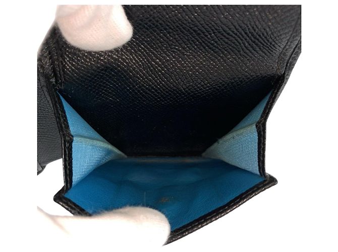 Bulgari Bvlgari Folding Wallet Black - view 5