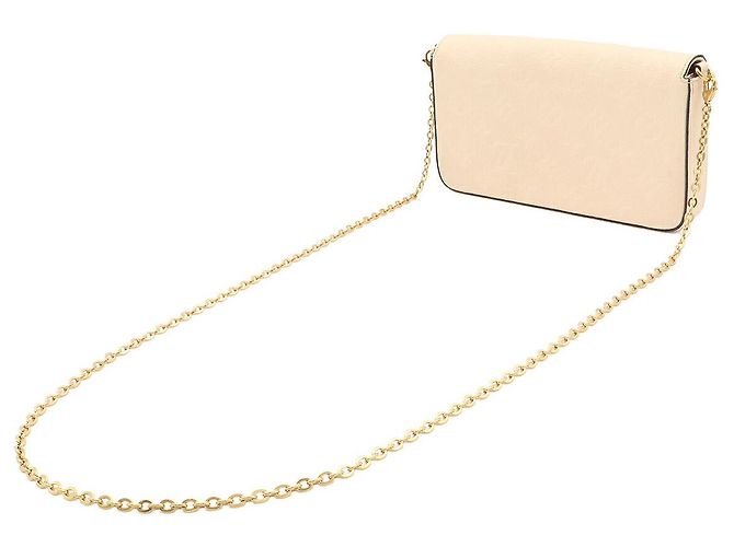 Louis Vuitton Pochette Felicie Marrone Beige - vista 2