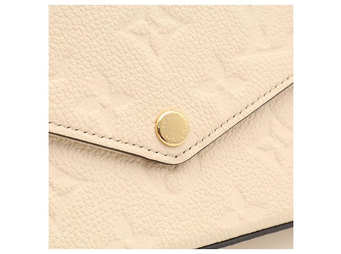 Louis Vuitton Pochette Felicie Marrone Beige - vista 5