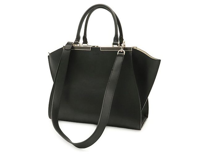Fendi Trois Jour Handtasche Schwarz - Ansicht 2