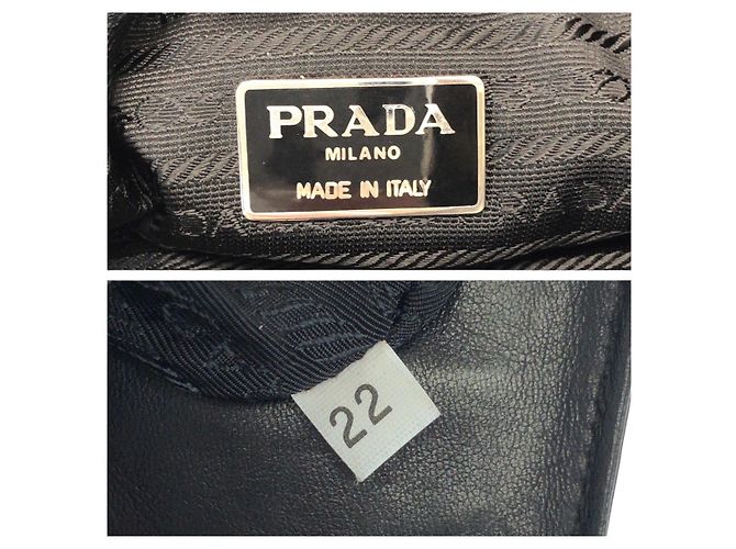 Bolso de hombro Prada negro - vista 4