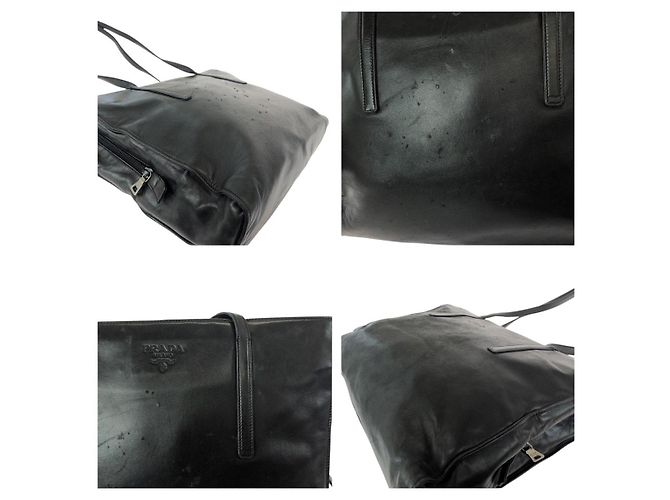 Bolso de hombro Prada negro - vista 5