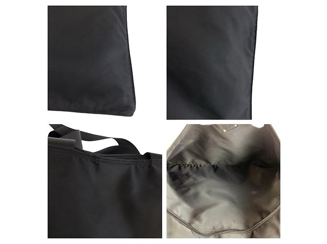Saco Tote Prada Tessuto Preto - vista 6