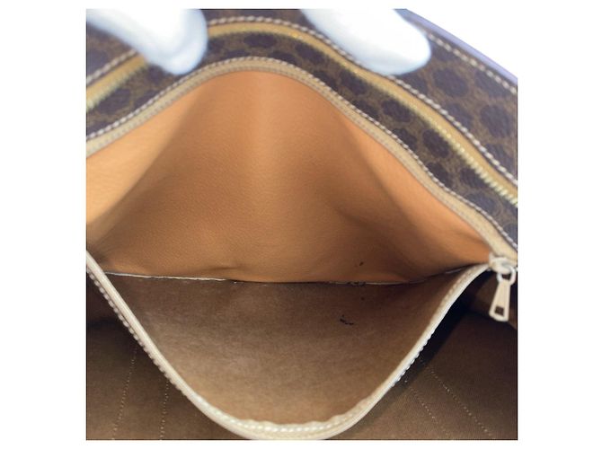 Céline Celine Macadam Tote Bag Brown - view 9