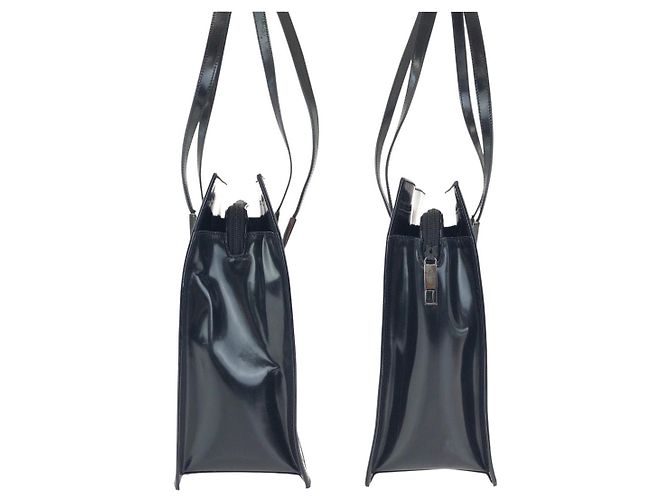 Gucci Emaille Tote Bag Schwarz - Ansicht 8