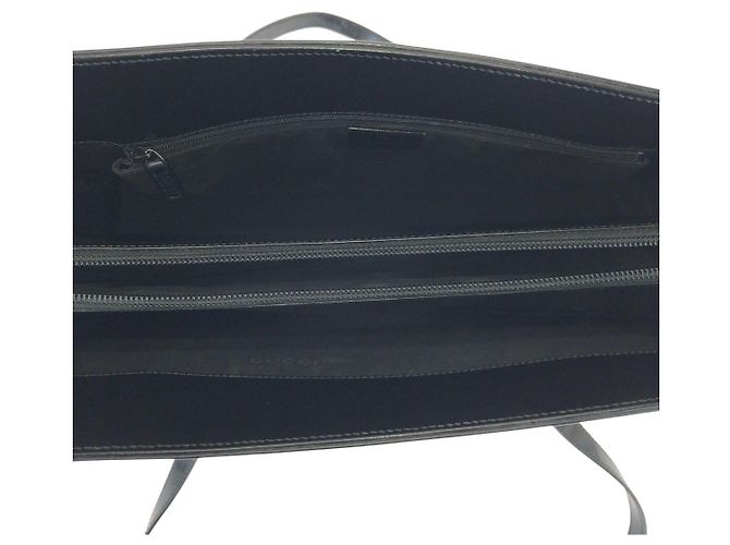 Gucci Emaille Tote Bag Schwarz - Ansicht 9