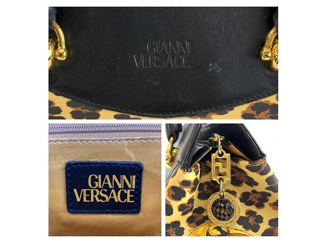 Versace Totebag mit Leopardenprint Mehrfarben - Ansicht 3