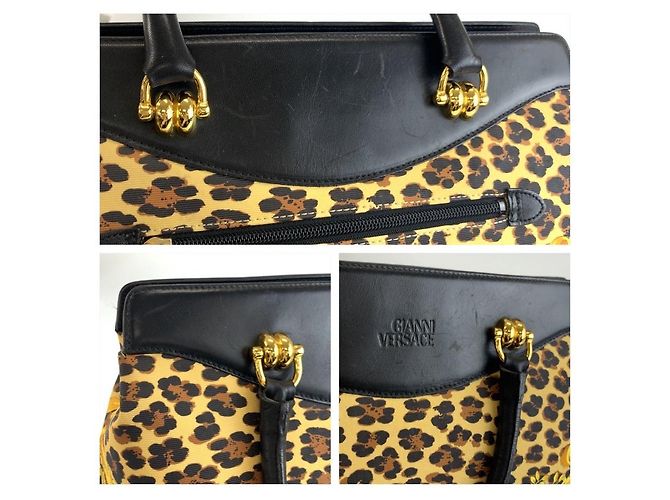 Versace Totebag mit Leopardenprint Mehrfarben - Ansicht 5