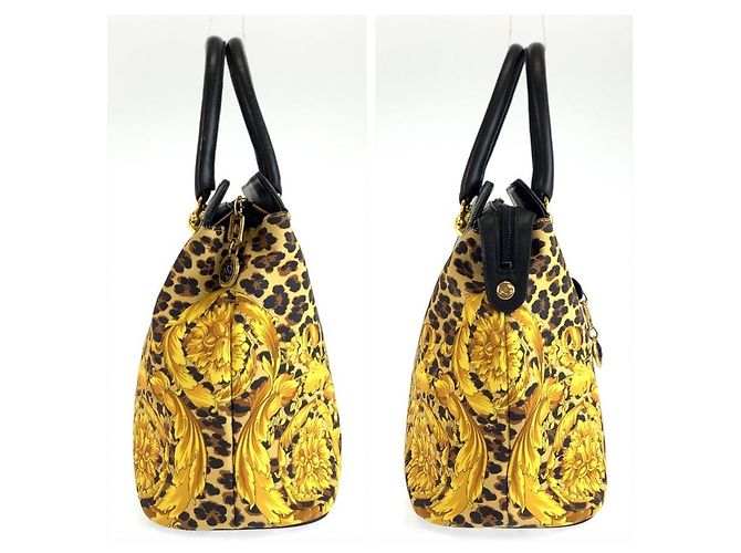 Versace Totebag mit Leopardenprint Mehrfarben - Ansicht 8