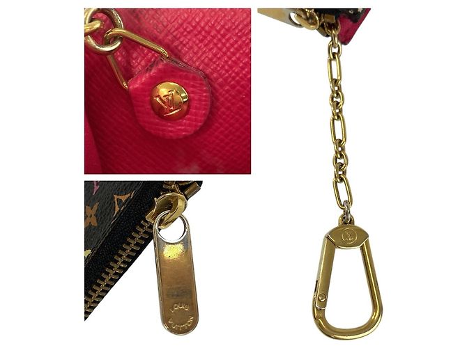 Louis Vuitton Pochette Cle Coin Case Negro - vista 4