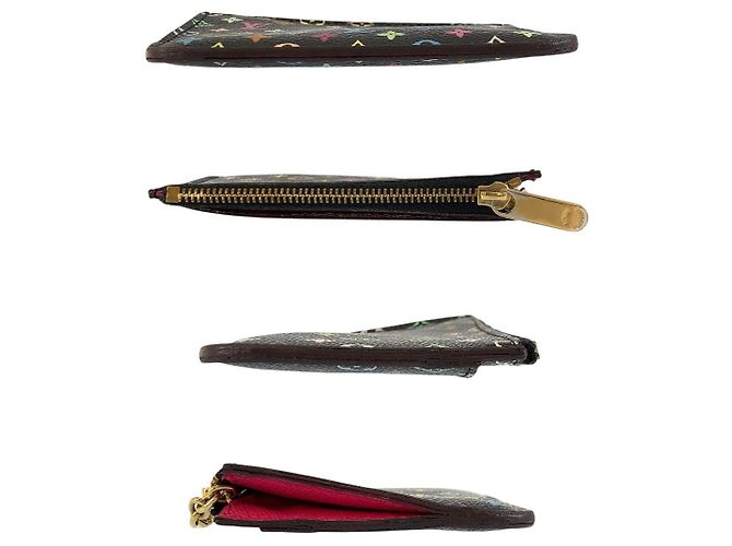 Louis Vuitton Pochette Cle Coin Case Negro - vista 9