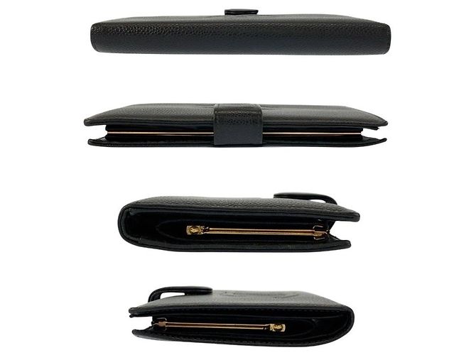 Portafoglio lungo Chanel Coco Mark Nero - vista 10