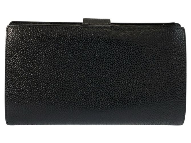 Portafoglio lungo Chanel Coco Mark Nero - vista 2