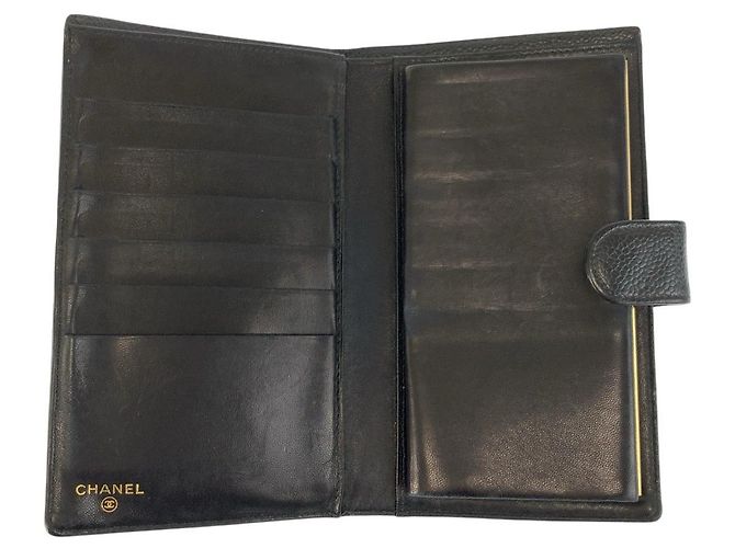 Portafoglio lungo Chanel Coco Mark Nero - vista 4