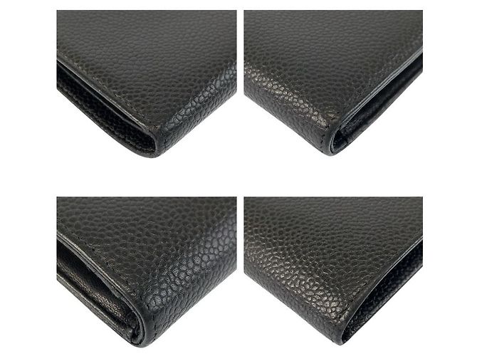 Portafoglio lungo Chanel Coco Mark Nero - vista 7