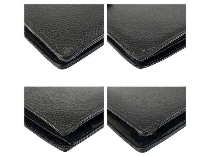 Portafoglio lungo Chanel Coco Mark Nero - vista 8