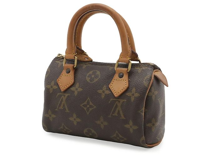 Louis Vuitton Mini Speedy Handtasche Braun - Ansicht 2