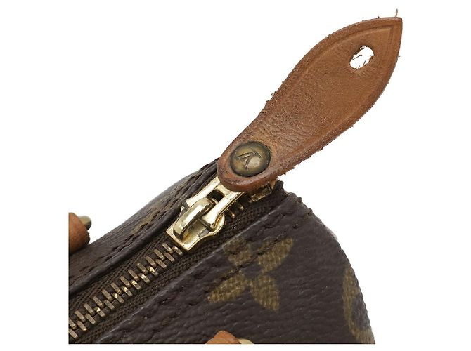 Louis Vuitton Mini Speedy Handtasche Braun - Ansicht 4