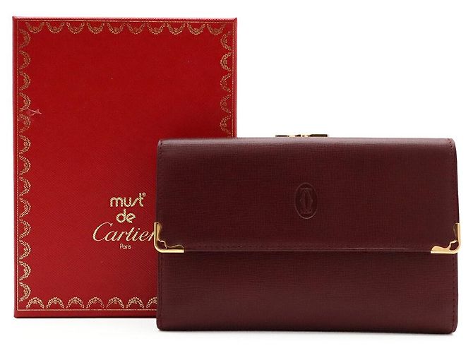 Portafoglio lungo tri-fold Cartier Marrone - vista 8