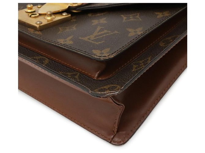 Borsa a tracolla Louis Vuitton Monceau 26 Marrone - vista 3
