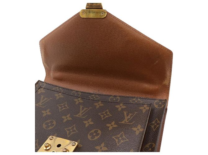 Borsa a tracolla Louis Vuitton Monceau 26 Marrone - vista 9