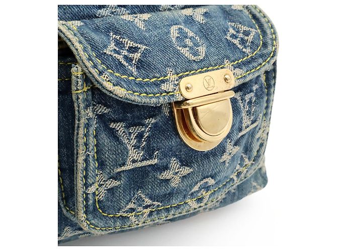 Louis Vuitton Monogram Denim Baggie GM Azul - vista 9