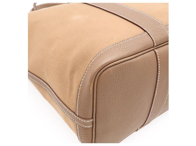 Hermès Hermes Garden Zip MM Tote Bag Braun Beige - Ansicht 3