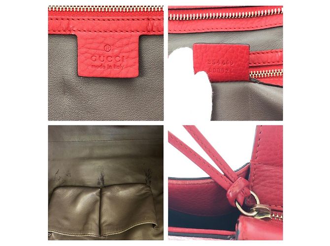Gucci Bamboo Tote Bag Rot - Ansicht 6