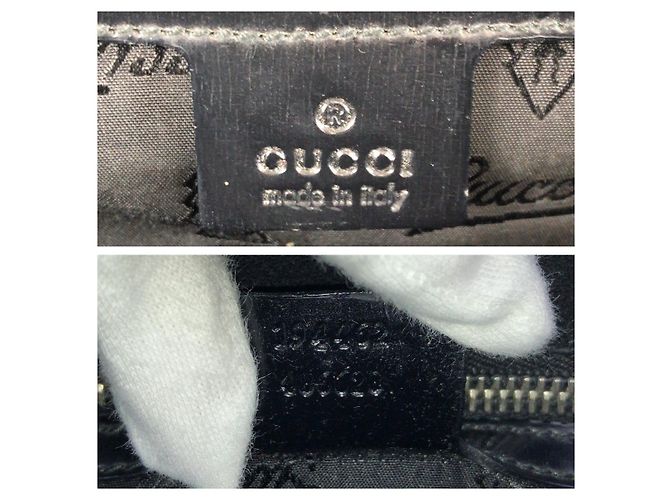 Mallette Vintage Gucci Noir - vue 4